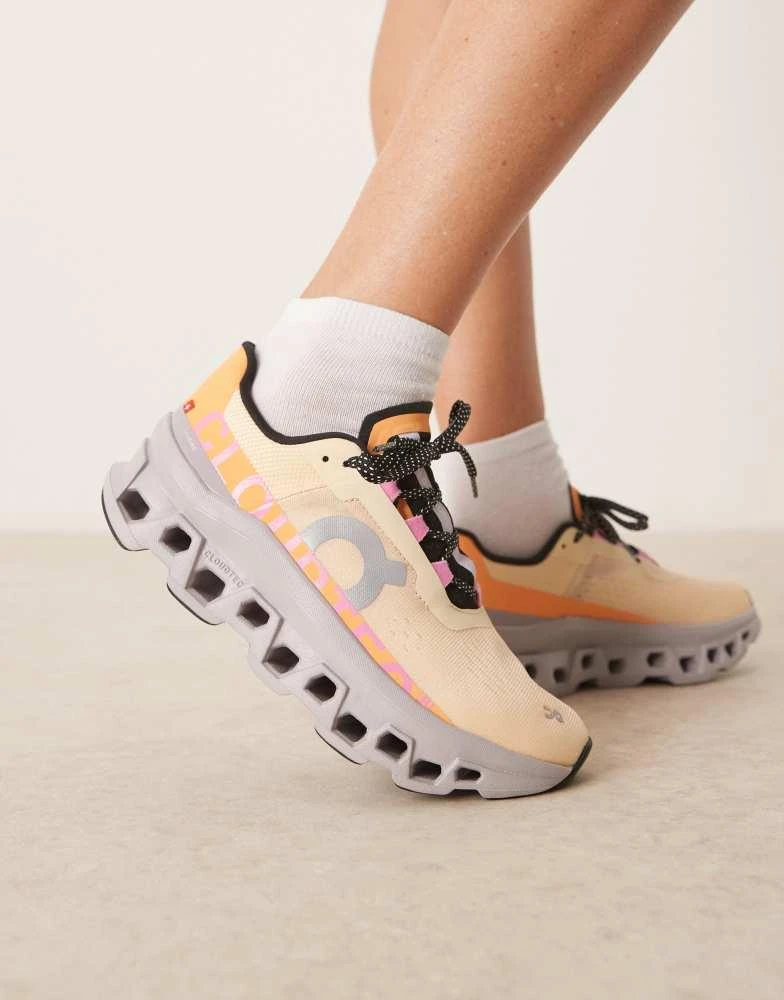 ON RUNNING ON Cloudmonster running trainers in coral 5