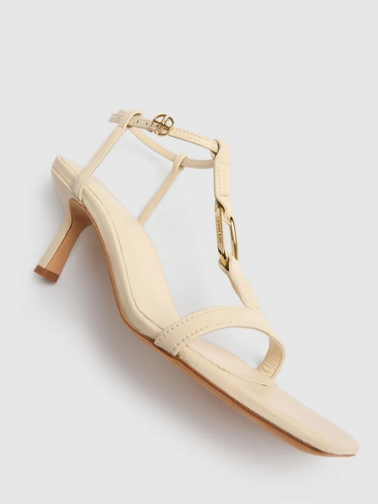 ANINE BING 65mm Kiera Leather Sandals 1