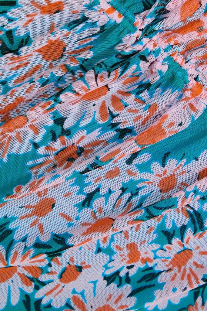 Diane von Furstenberg Willow reversible floral-print stretch-mesh midi skirt 4