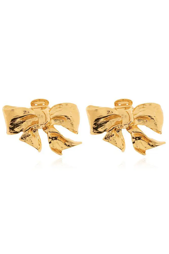 Moschino Moschino Bow Clip-On Earrings