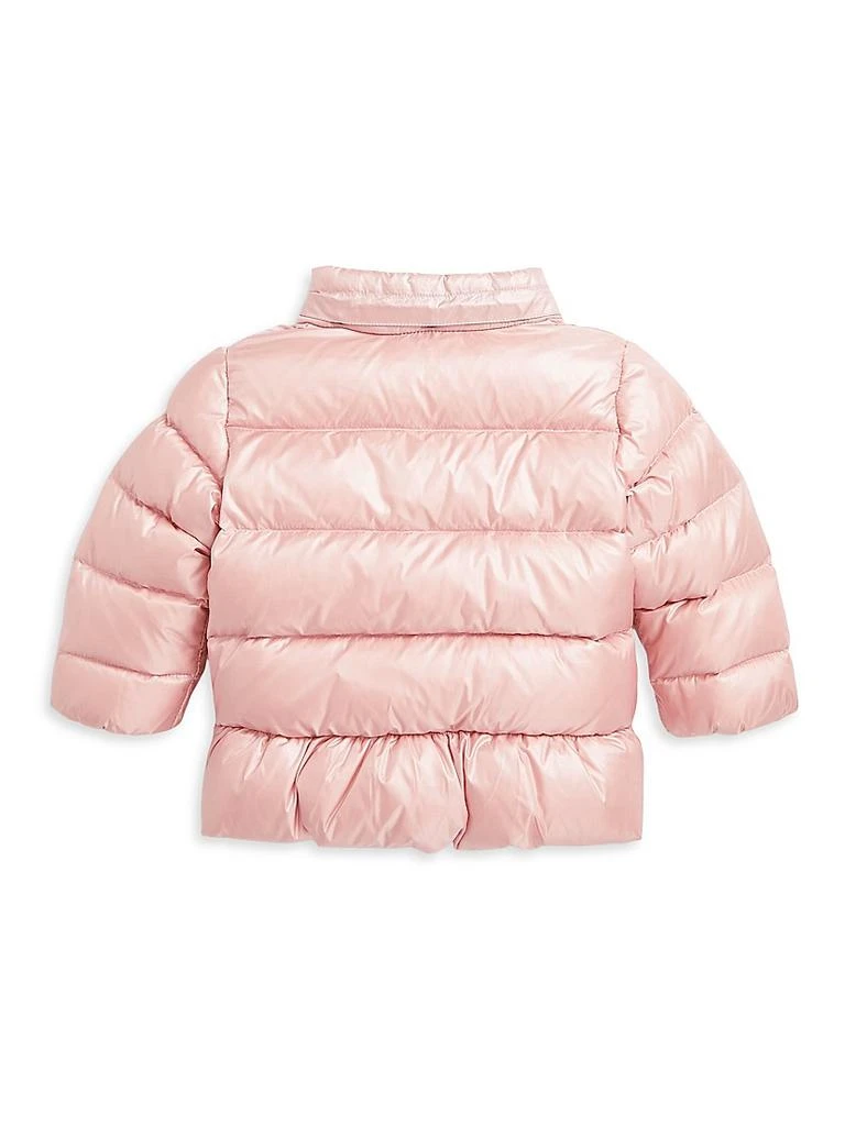 Ralph Lauren Baby Girl's Down Puffer Peplum Jacket 4