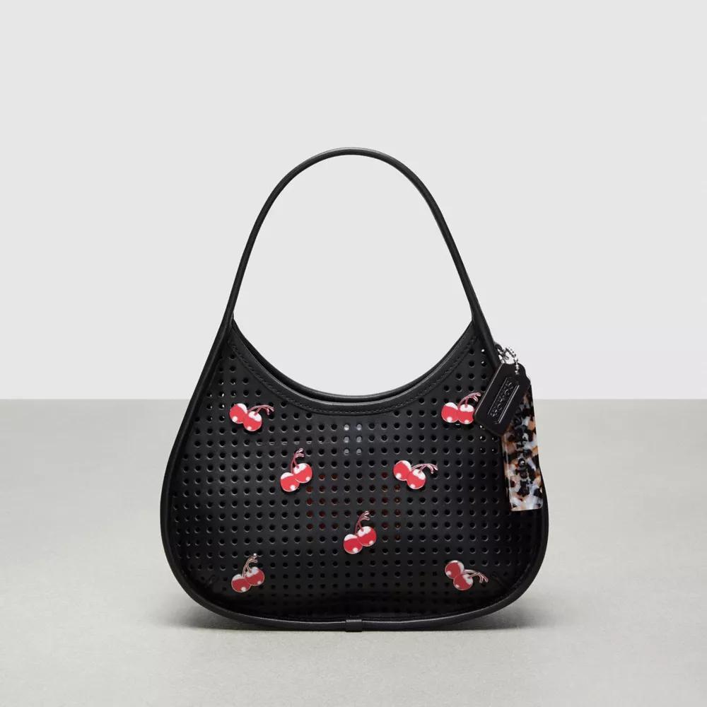 COACH® Ergo Bag In Perforated Upcrafted Leather With Cherry Pins