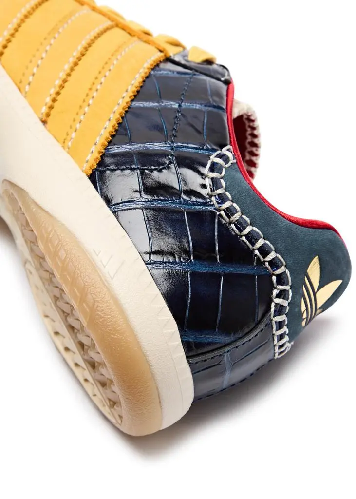 Adidas Samba panelled suede sneakers 4