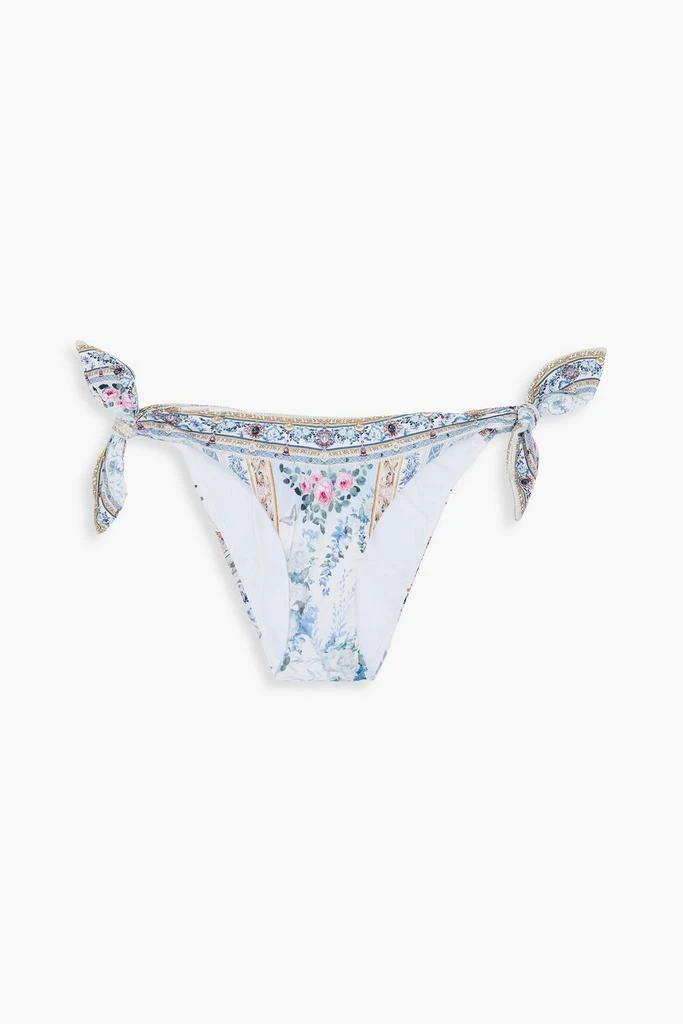 Camilla Crystal-embellished printed bikini briefs