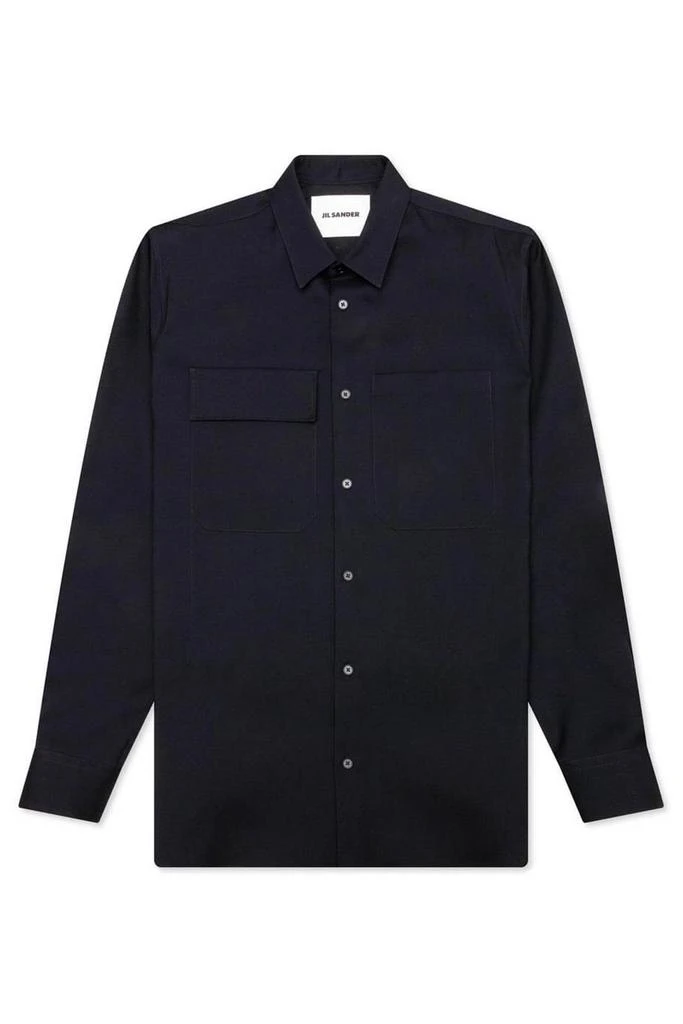 Jil Sander Jil Sander Gabardine Buttoned Shirt from Cettire