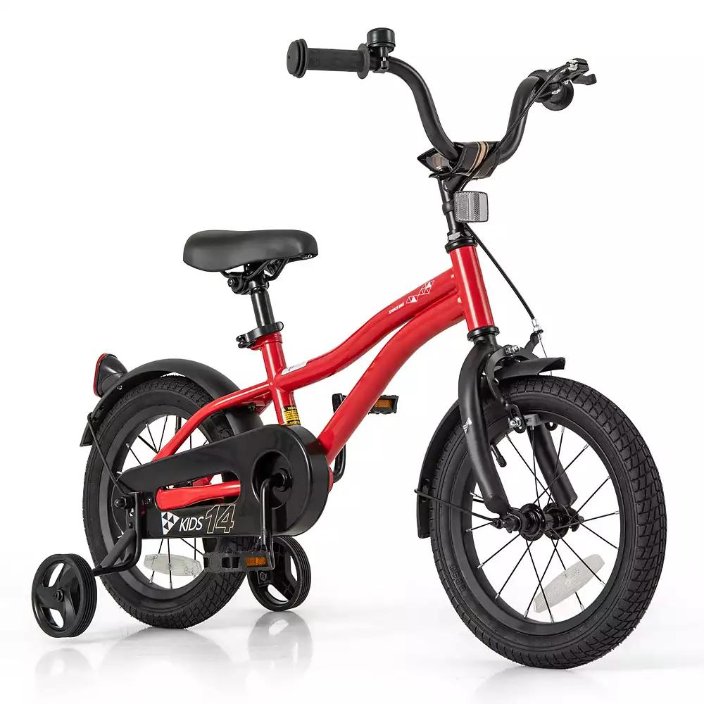 Slickblue Bicycle for Kids with Adjustable Seat Bell and Reflectors for Visibility