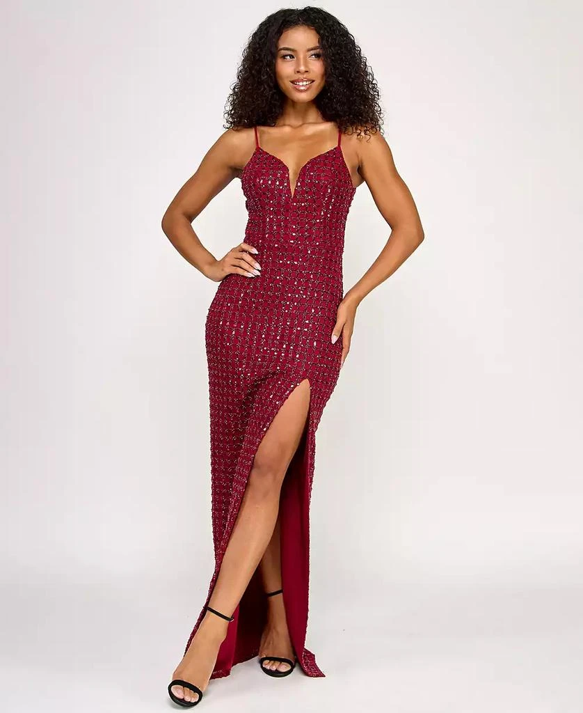 knee length dresses for ladies PLUS Power Mesh Dress main image 1