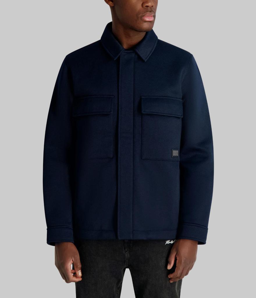 Karl Lagerfeld Paris SHIRT JACKET WITH CHEST POCKETS