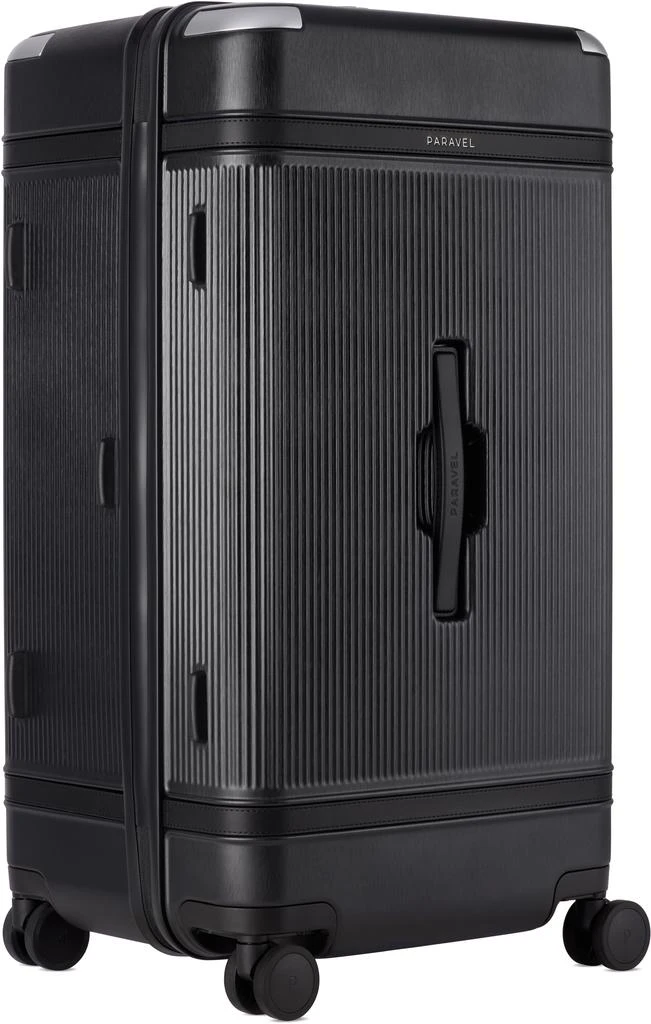 Paravel Black Aviator Trunk Suitcase 2