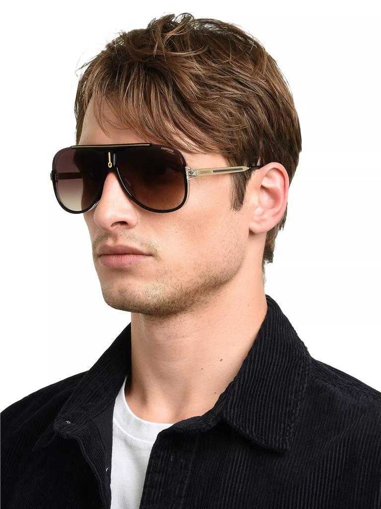 Carrera 64MM Gradient Aviator Sunglasses