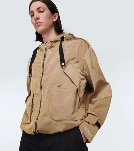 Versace Hooded nylon jacket 5