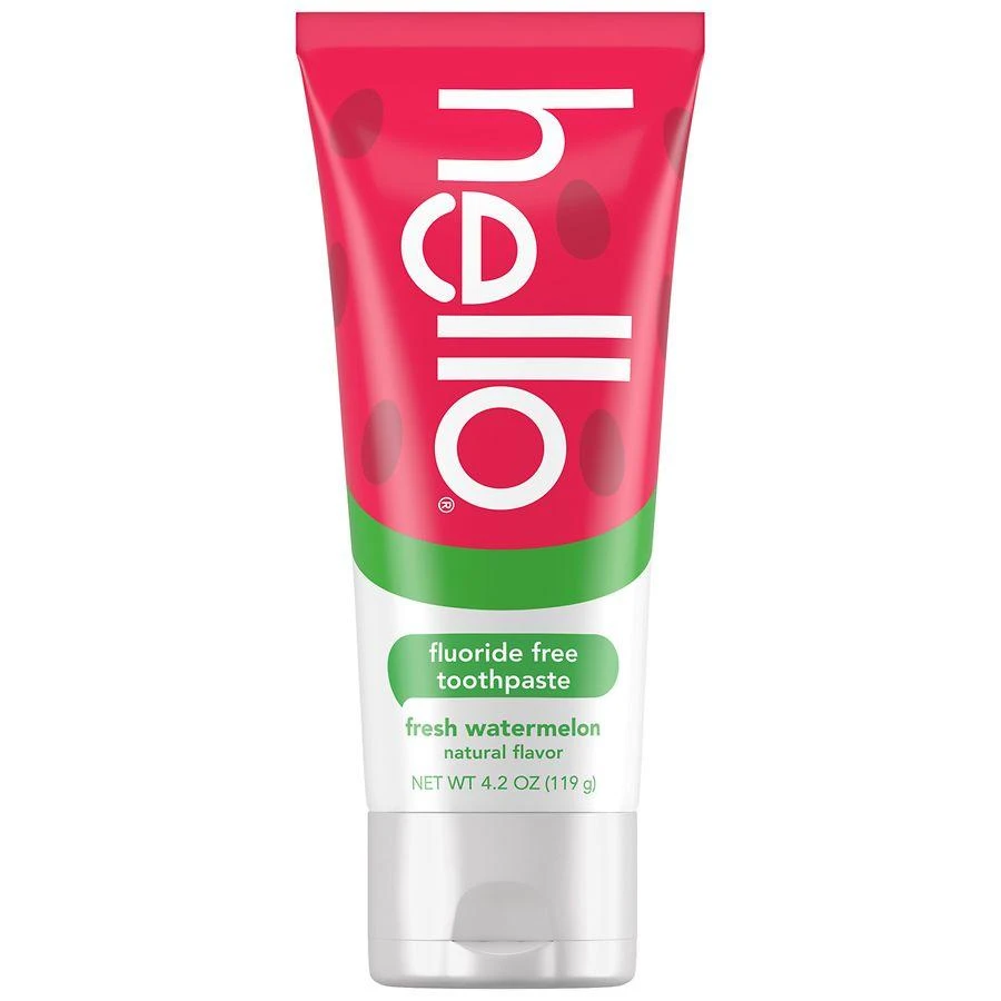 Hello Fluoride Free Kids Toothpaste Watermelon 6