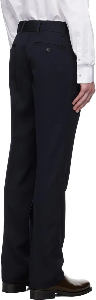 Wooyoungmi Navy Slim Straight Trousers 3