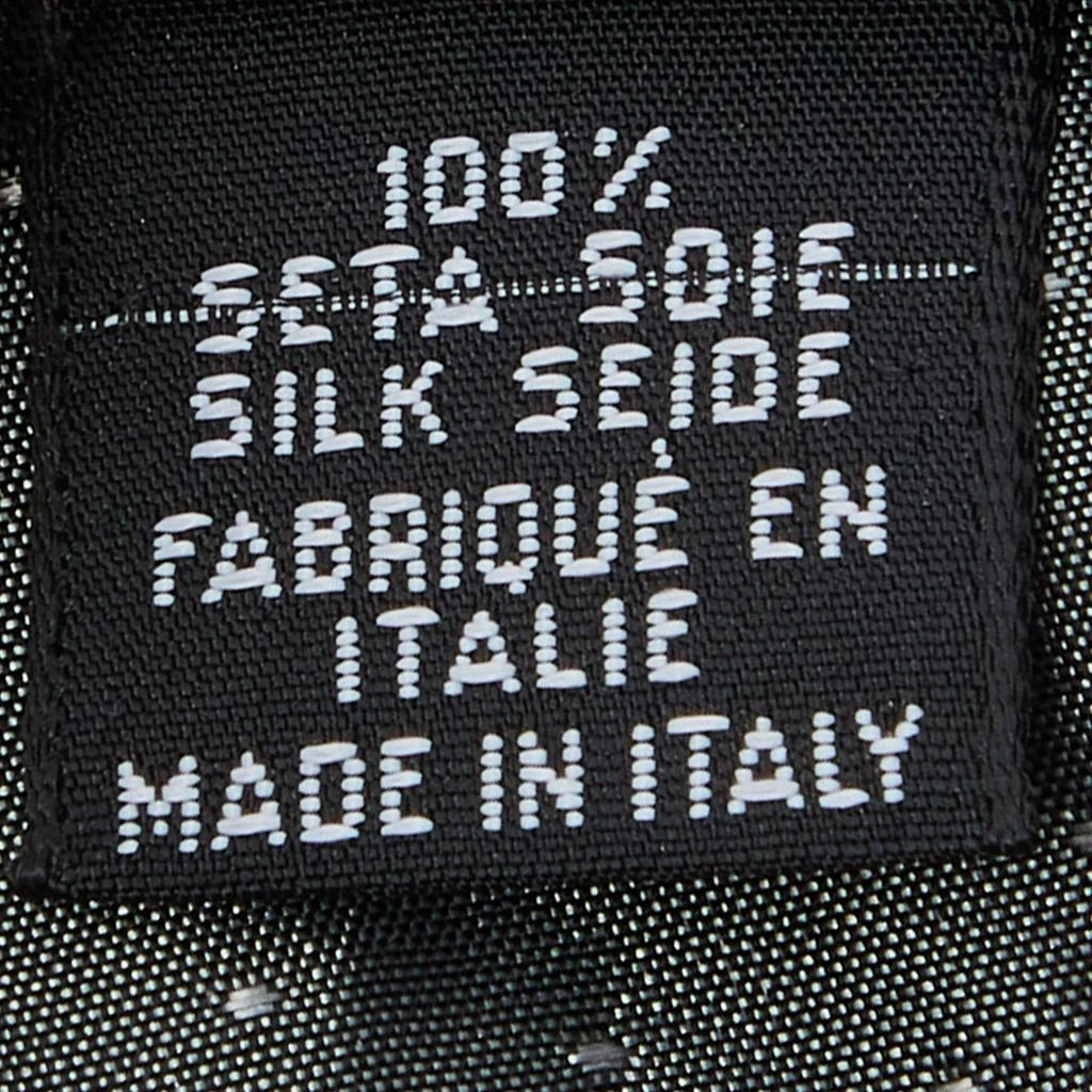 Gianfranco Ferre Gianfranco Ferre Black Fan Printed Silk Tie 3