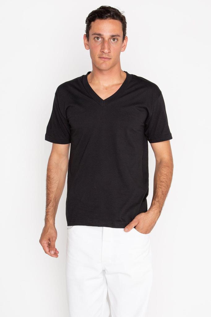 Los Angeles Apparel 24056 - Fine Jersey V-Neck T-Shirt