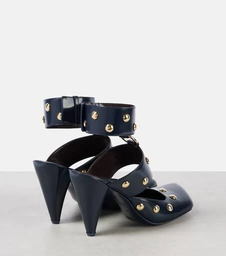 Chloé Jade studded leather pumps 2