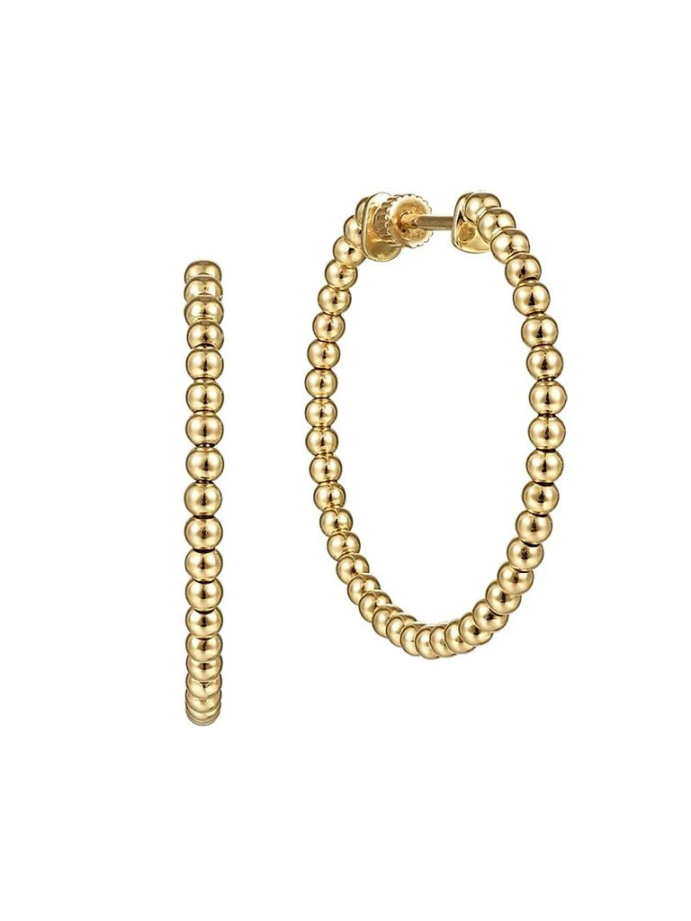 Gabriel 
Co Bujukan 14K Yellow Gold Hoop Earrings