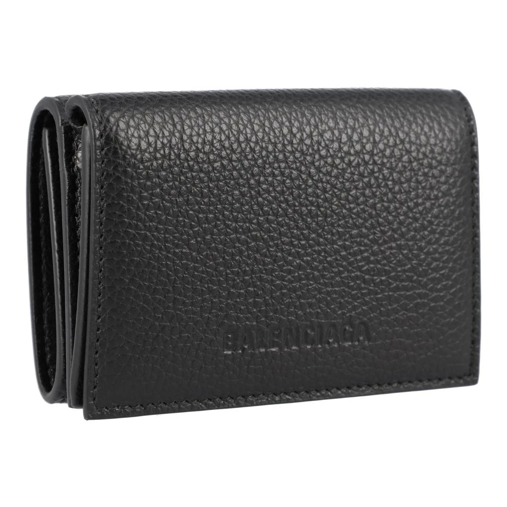 balenciaga Balenciaga Men's Essential mini folded wallet in black 1