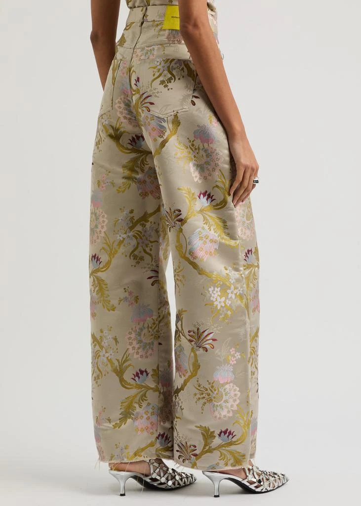 Marques Almeida Floral brocade wide-leg trousers 3