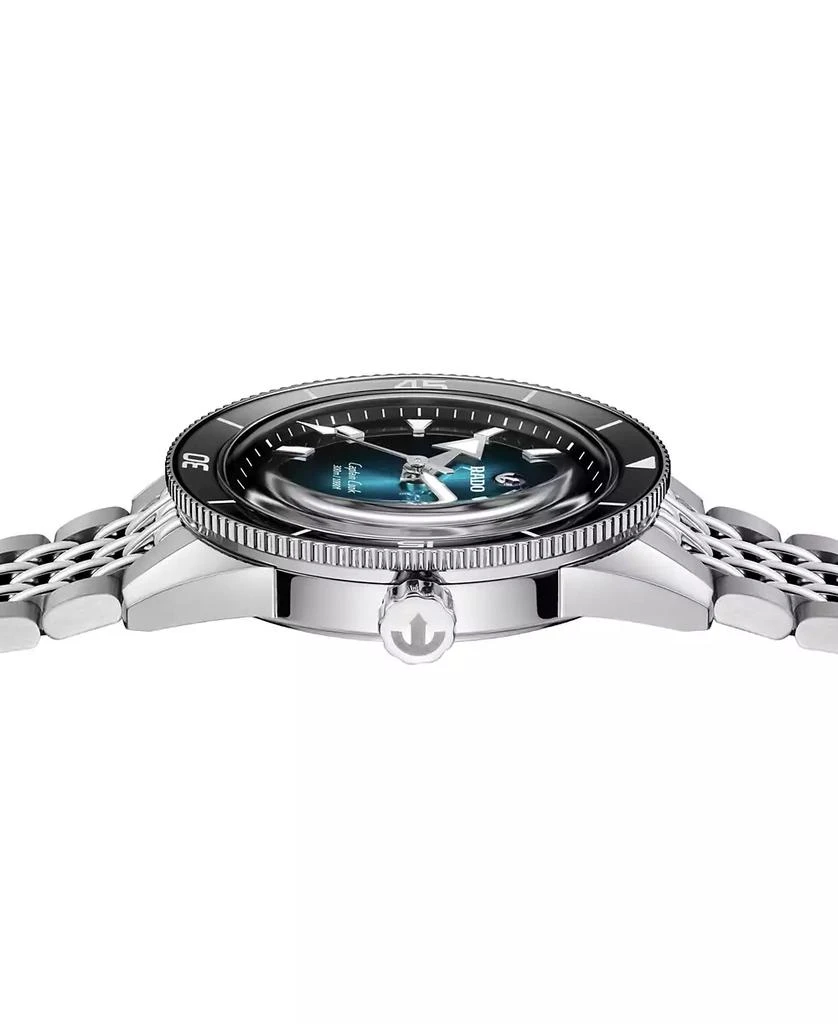 Rado Men's Swiss Automatic Captain Cook Stainless Steel Bracelet Watch 39mm 2