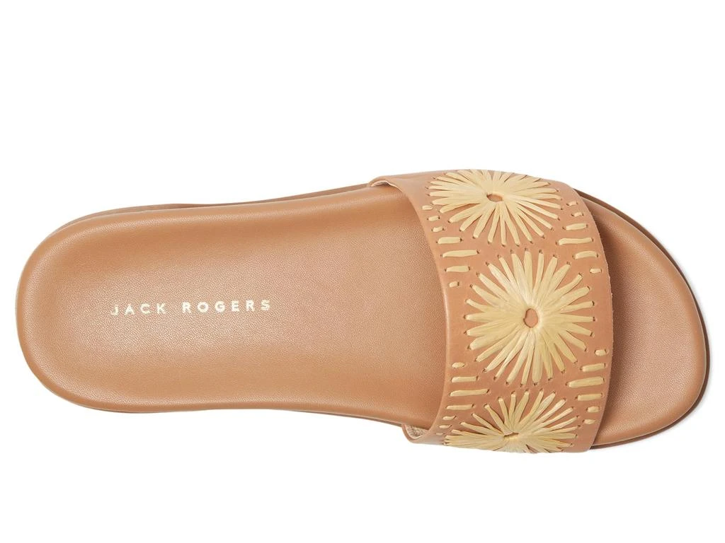 Jack Rogers Somerset Slide - Nappa/Raffia 2