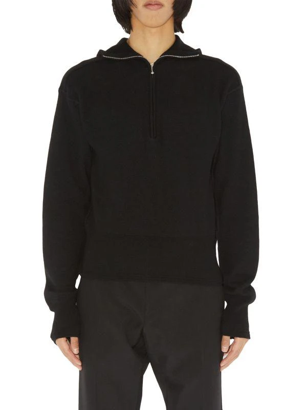 Burberry Half-Zip Wool Sweater 1