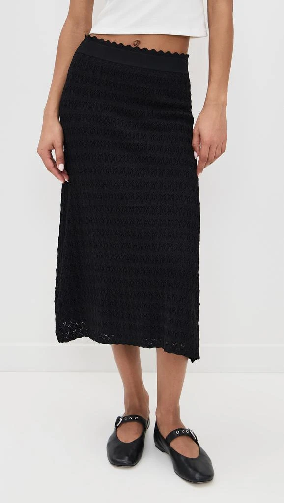 Sea Rue Knit Midi Skirt