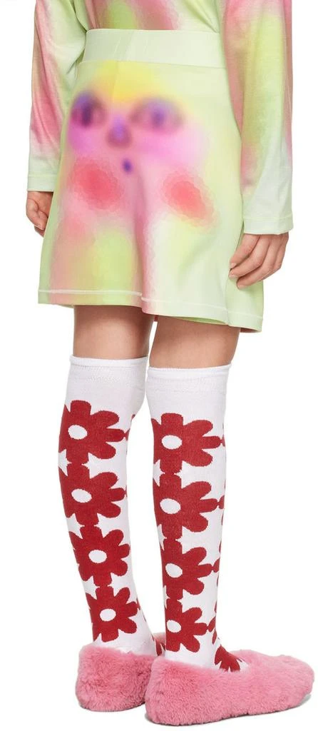 CHOPOVA LOWENA SSENSE Exclusive Kids Green Spray Paint Alien Skort 3