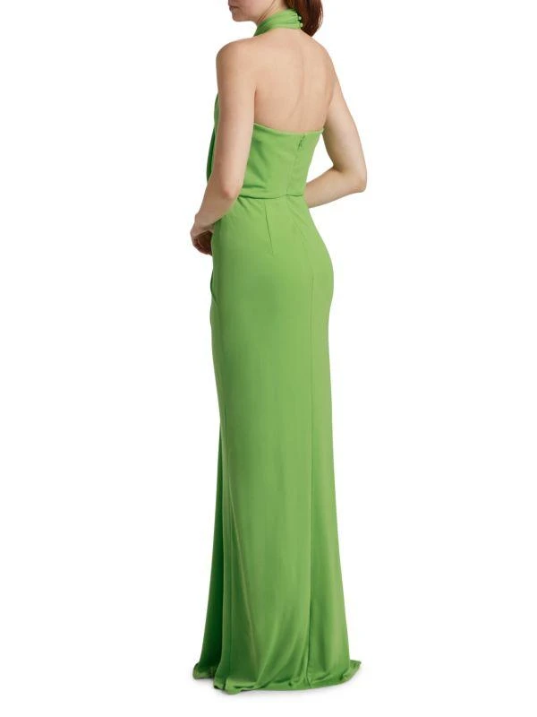 Cinq à Sept Kaily Jersey Halter Gown 2