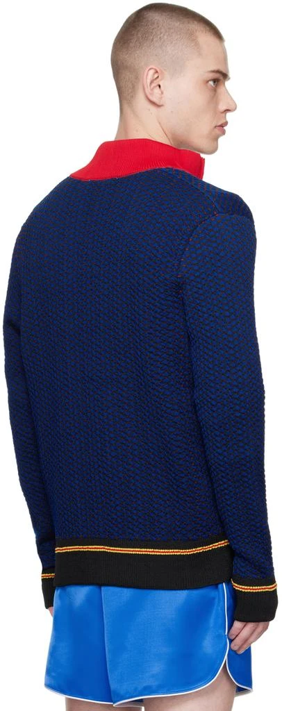 WALES BONNER Navy Orchestre Sweater 3