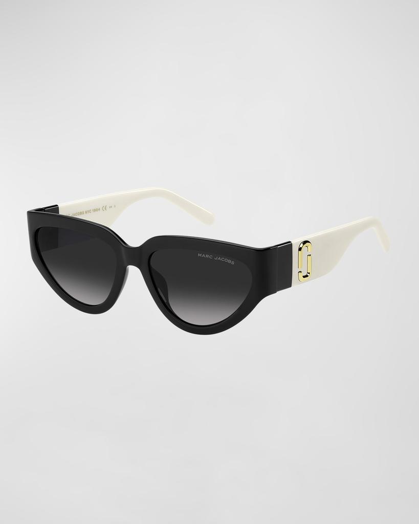 Marc Jacobs J Marc Logo Plastic Cat-Eye Sunglasses