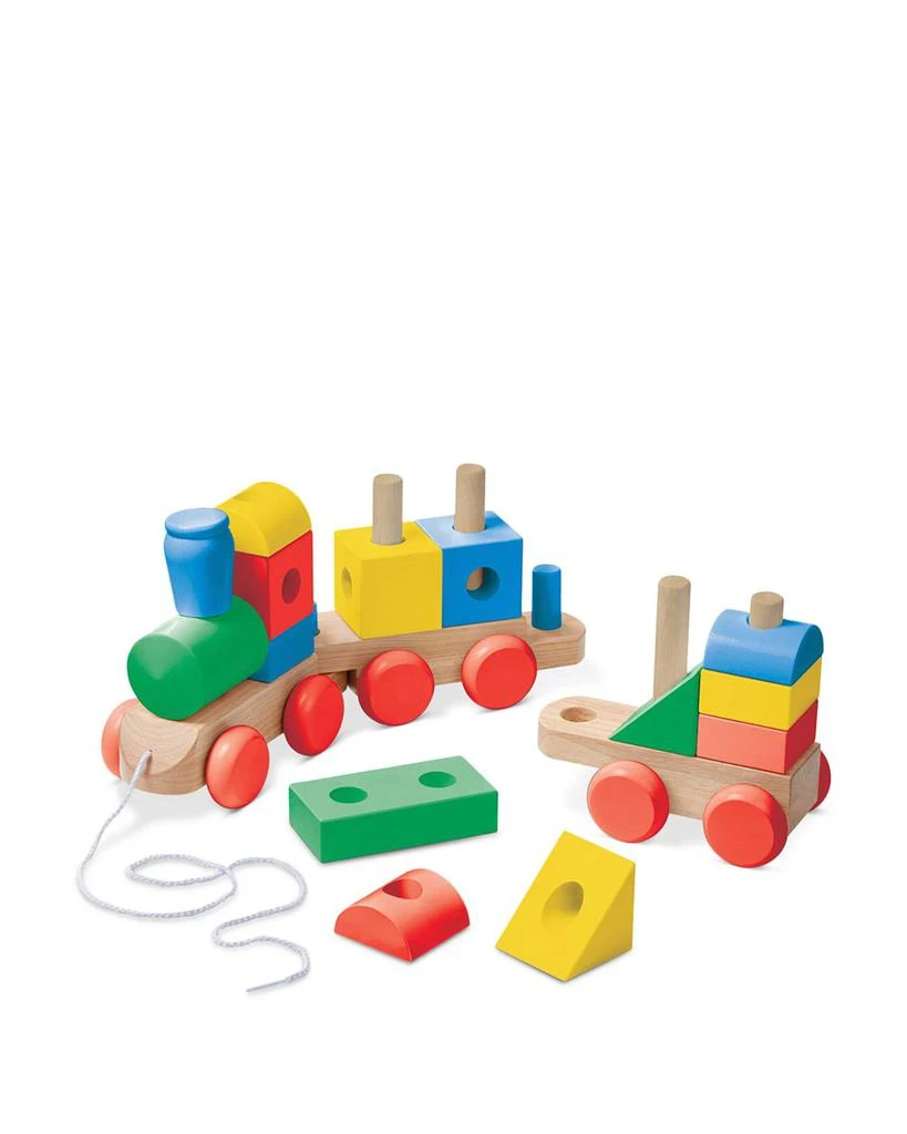 Melissa & Doug Wooden Jumbo Stacking Train Classic - Ages 2+ 4