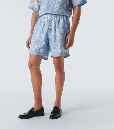 AMIRI Bandana cotton-blend shorts 3