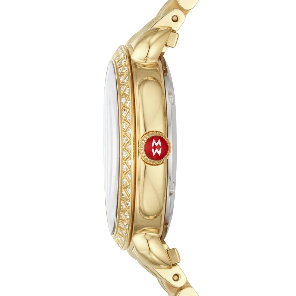 Michele Women's Sidney Three-Hand, 18K Gold-Plated Stainless Steel Watch 3