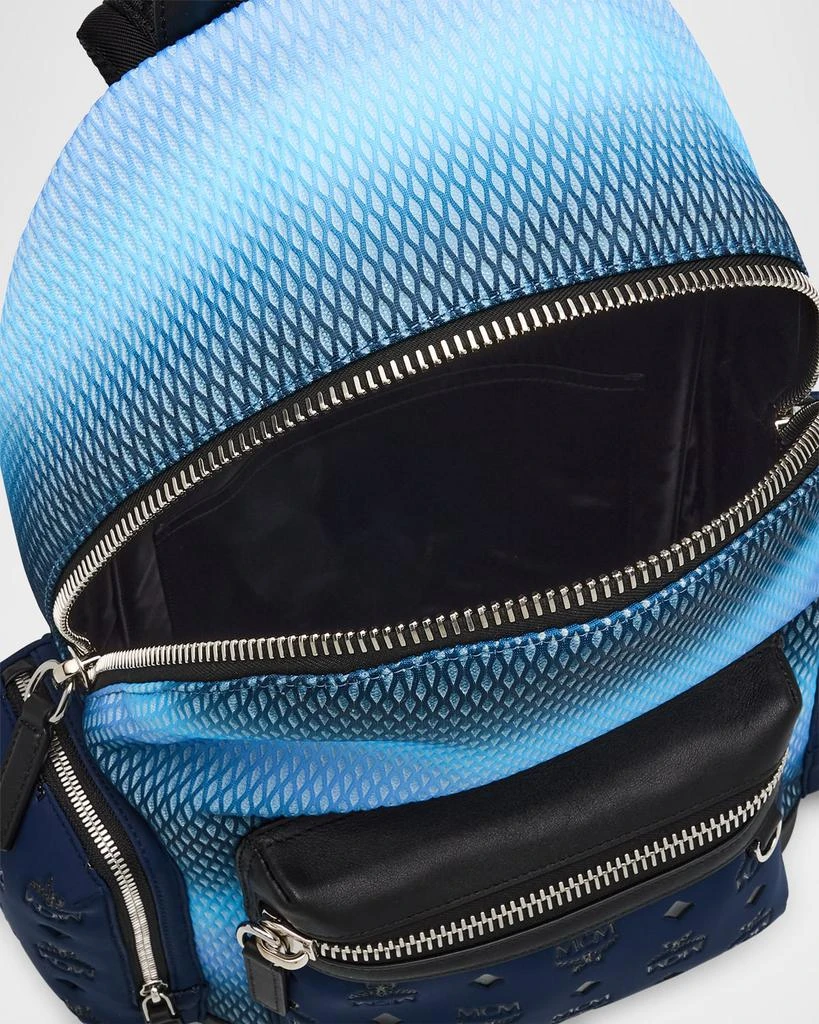 MCM Men's Stark Mesh and Neoprene Backpack 4