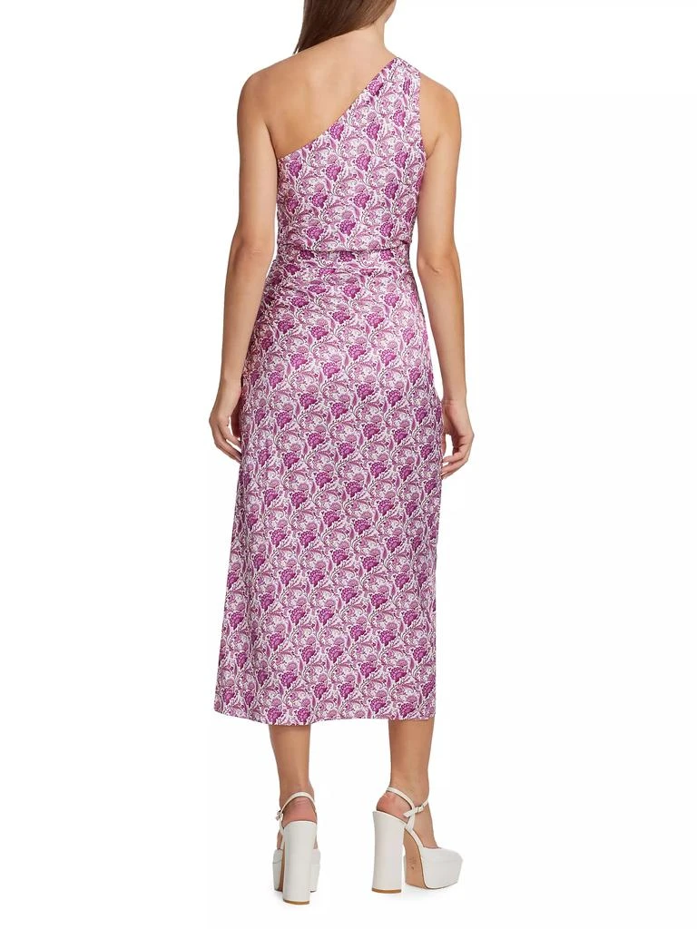 Cami NYC Nanu Paisley One-Shoulder Midi-Dress 5