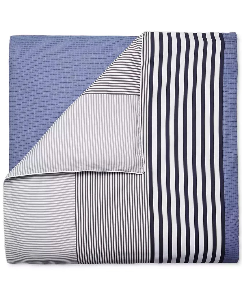 Lacoste Home CLOSEOUT! Meribel Colorblocked Reversible Comforter Set 4