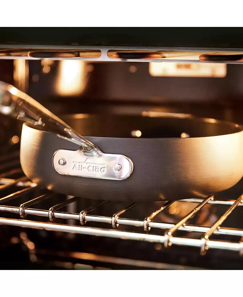 All-Clad Hard Anodized 12" Chefs Pan with Lid 8