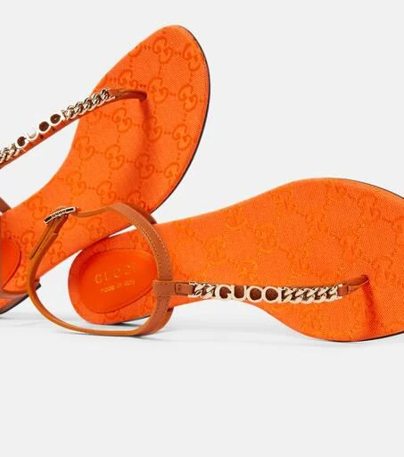 Gucci Gucci Signoria leather thong sandals 6