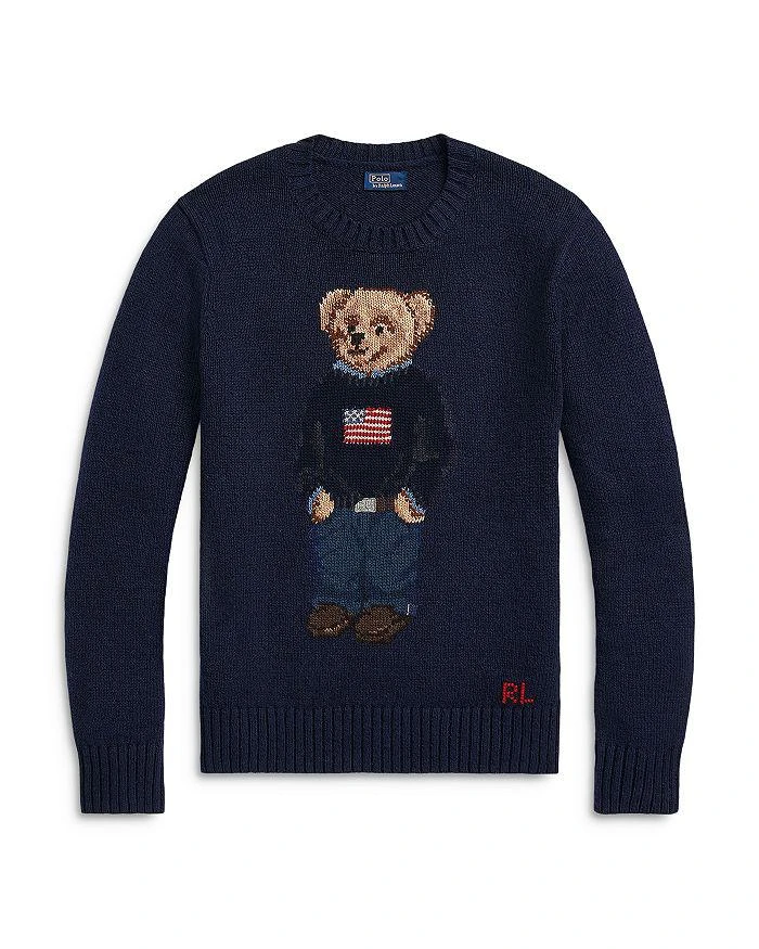 Ralph Lauren Polo Bear Flag Crewneck Sweater 6