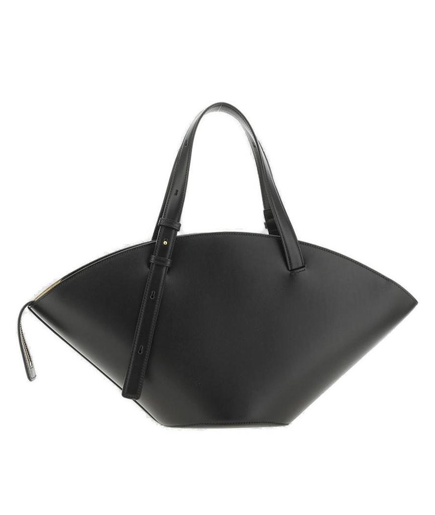 Jil Sander Jil Sander Cannolo Logo Embossed Small Tote Bag