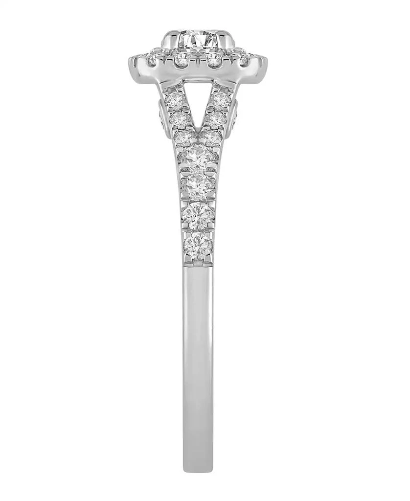 Macy
s Diamond Halo Engagement Ring (3/4 ct. t.w.) in 14k White or Yellow Gold 5