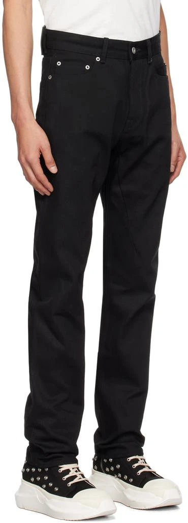 Rick Owens Black Detroit Cut Jeans 2