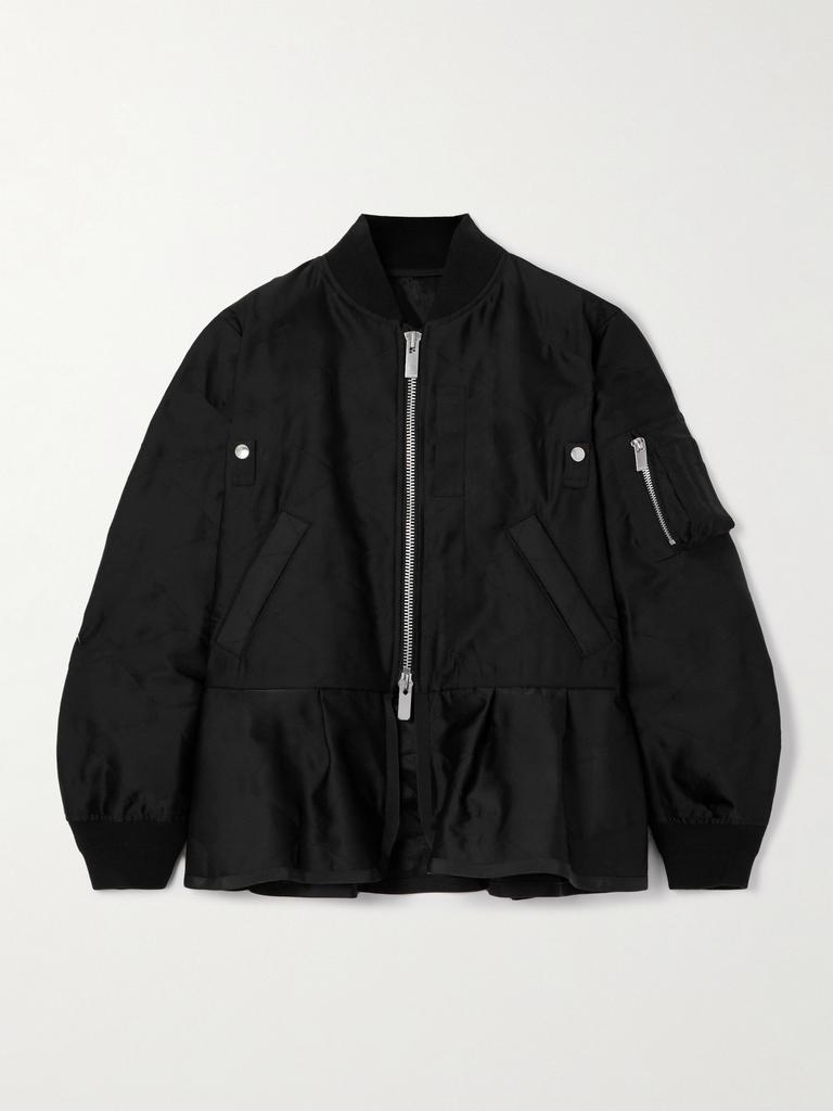 ★sacai★関税込♪NEW♪Wool Melton x Nylon Twill Quiltedコ-ト ☆sacai☆関税込♪NEW♪Wool Melton x Nylon Twill Quiltedコ-ト