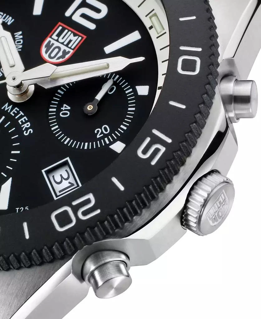 Luminox Men's Swiss Chronograph Pacific Diver White Rubber Strap Watch 44mm 3