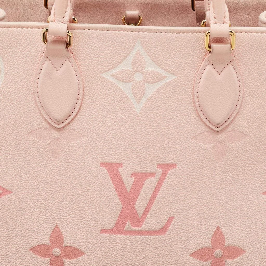 Louis Vuitton Louis Vuitton Pink Monogram Empriente Leather Giant Onthego MM Bag 5