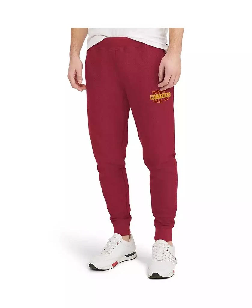 Tommy Hilfiger Men's Burgundy Washington Commanders Mason Jogger Pants 1