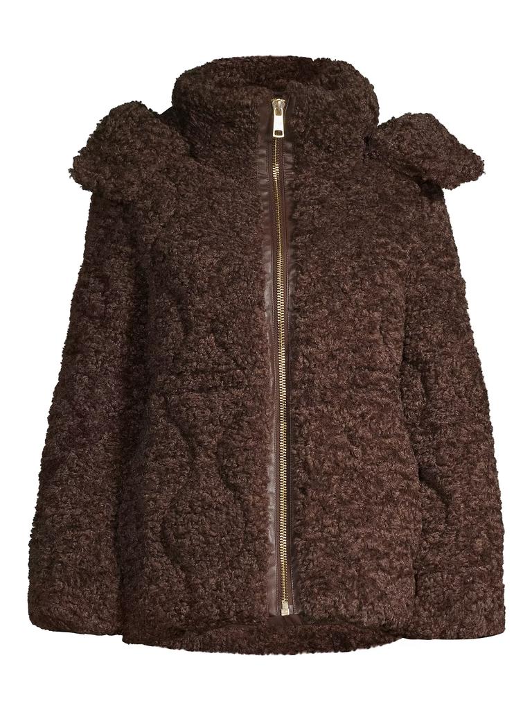 Nicole Benisti Tory Oversized Faux Fur Jacket