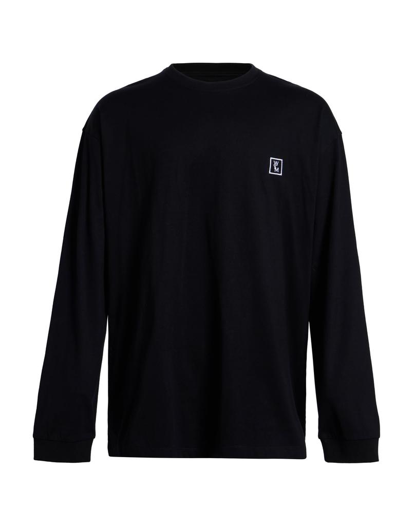 【Wooyoungmi】 正規品★ 3D Coral Back Logo T-Shirt Black Black 3D Coral Back Logo T-Shirt - WOOYOUNGMI