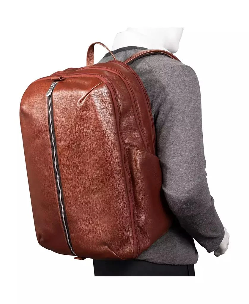 McKlein Englewood 17" Triple Compartment Laptop Tablet Weekend Backpack 25